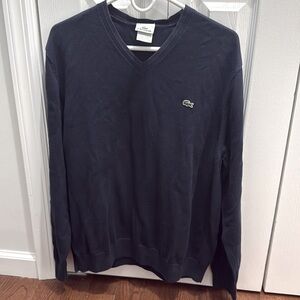 Men’s Lacoste V neck sweater size 7